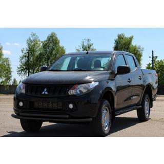 Front bull bar ST014 Black (stainless steel) photo 2