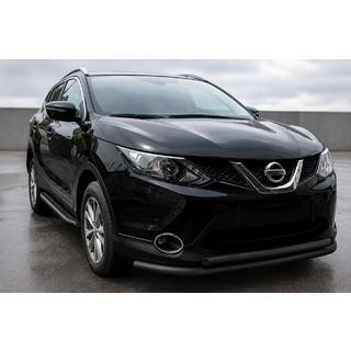 Front bull bar ST014 Black (stainless steel) Nissan Qashqai 2014-2021