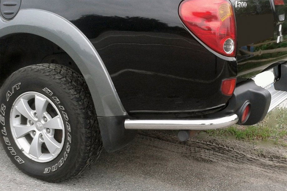 Mitsubishi L200 2006-2015 Rear Corner Bars AK003 (2 pcs, stainless steel) Photo 2