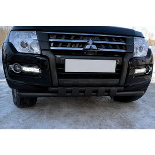 Front bull bar ST015 Black (stainless steel) photo 1