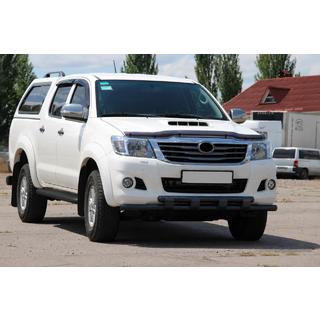 Front bull bar ST015 Black (stainless steel) Toyota Hilux 2006-2015 photo 3