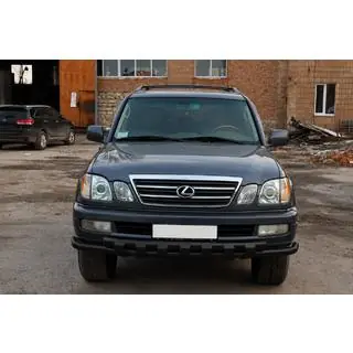 Front bull bar ST015 Black (stainless steel) photo 1
