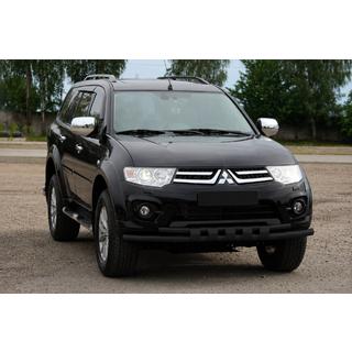 Front bull bar ST015 Black (stainless steel)