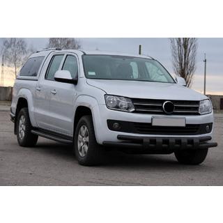 Front bull bar ST015 Black (stainless steel) photo 3