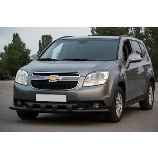 Front bull bar ST015 Black (stainless steel) photo 3