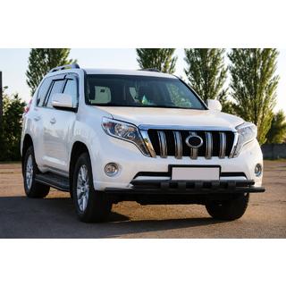Front bull bar ST015 Black (stainless steel) Toyota Land Cruiser Prado 150 2009-2023 photo 3