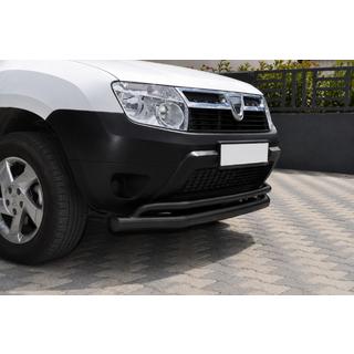 Bull bar ST017 Black (stainless steel) Dacia Duster 2008-2018 photo 2