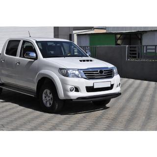Bull bar ST017 Black (stainless steel) Toyota Hilux 2006-2015 photo 2