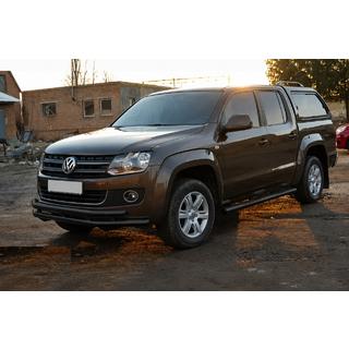 Front bull bar ST018-2 Black (stainless steel) photo 3