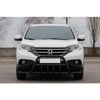 Front bull bar WT003-ST-V1 Black (stainless steel) photo 1