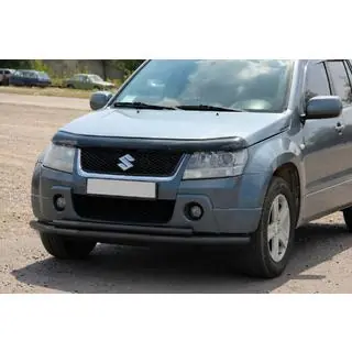 Front double bar 60/42mm Black (stainless steel) photo 2