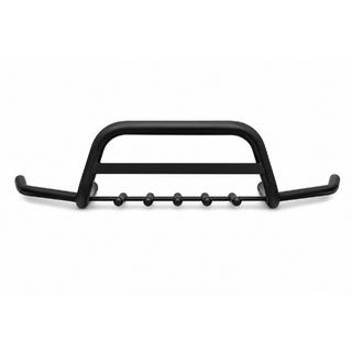 Front bull bar with side tubes WT003 Plus Black (stainless steel) Opel Movano 2004-2010 photo 1