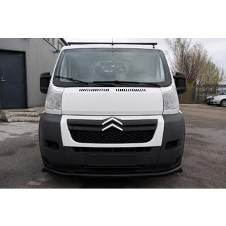 Front nudge bar ST008 Black (stainless steel) Fiat Ducato 2006-2025