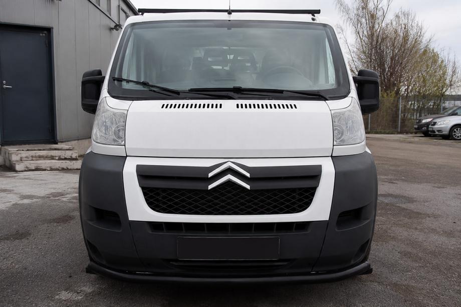 Citroen Jumper 2007-2025 Front nudge bar ST008 Black (stainless steel) Photo 1