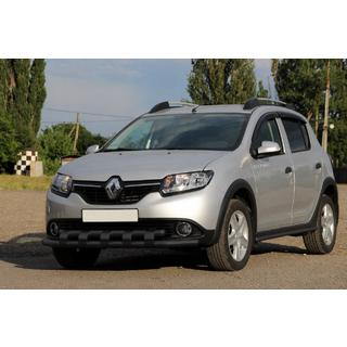 Front bull bar ST015 Black (stainless steel) Dacia Sandero 2013-2020 photo 1