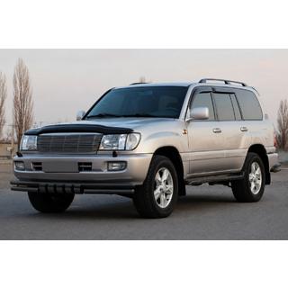 Front bull bar ST015 Black (stainless steel) Toyota Land Cruiser 100 1998-2007 photo 2