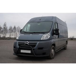 Front bull bar ST019 Black (stainless steel) photo 3