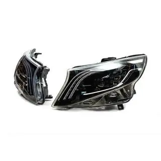 Maybach-style LED headlight set, front (for V-class, 2 pcs) Mercedes Vito/V-class W447 2014- photo 3