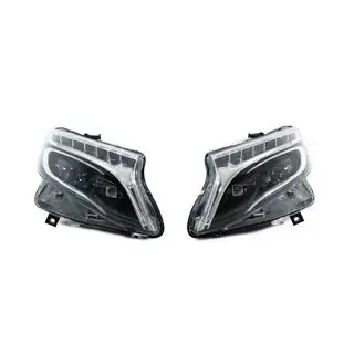 V-class design LED headlights (for V-class, 2 pcs) Mercedes Vito/V-class W447 2014- photo 3