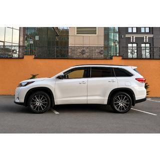 Integrated roof rails black OEM (ABS plastic) Toyota Highlander 2013-2019 photo 2