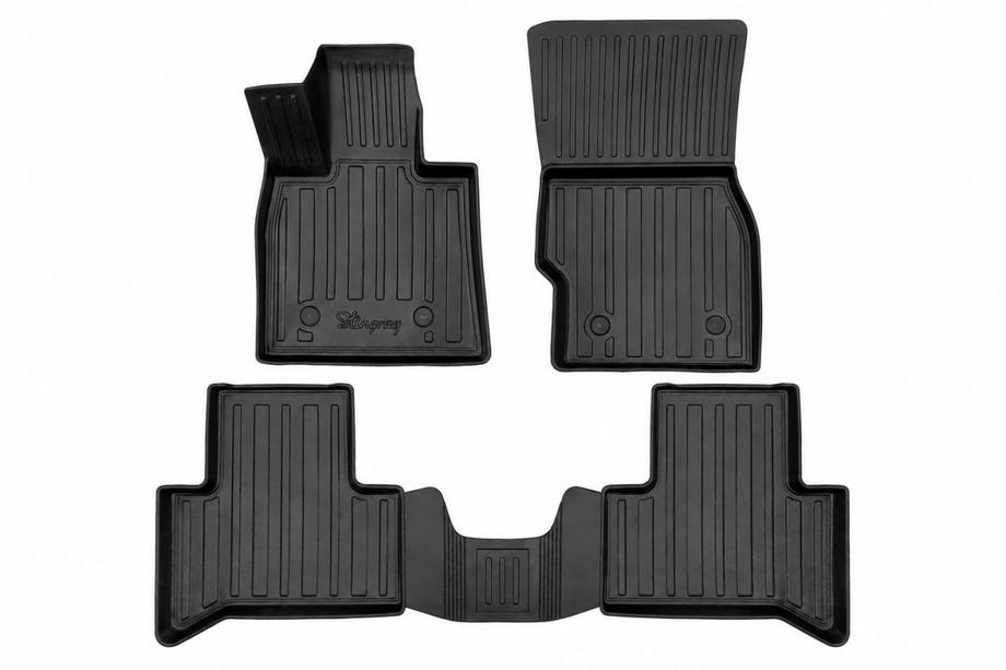 Alfa Romeo Stelvio 2016- Stingray 3D Rubber Floor Mats (4 pcs) Photo 1