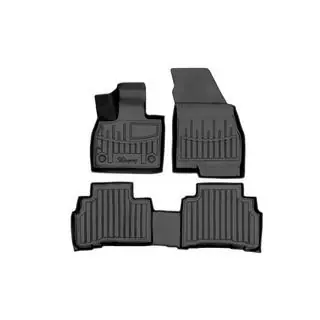 Stingray 3D Rubber Floor Mats (2025-, hybrid, 3 pcs) Chery Tiggo 8 2017-