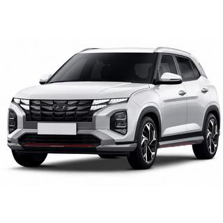 OEM Gray Roof Rails (Aluminum, Adhesive Mounting) Hyundai Creta 2021–
