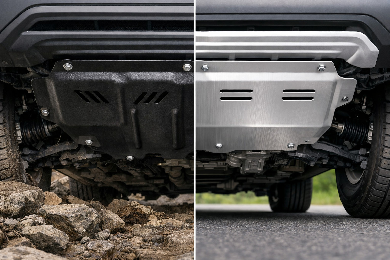 Steel vs aluminum skid plate: Which is better for real roads?