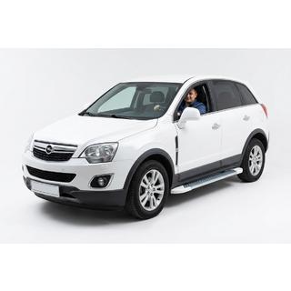 Side Steps Allmond White (2 pcs, Aluminum) Opel Antara 2006-2017 photo 1