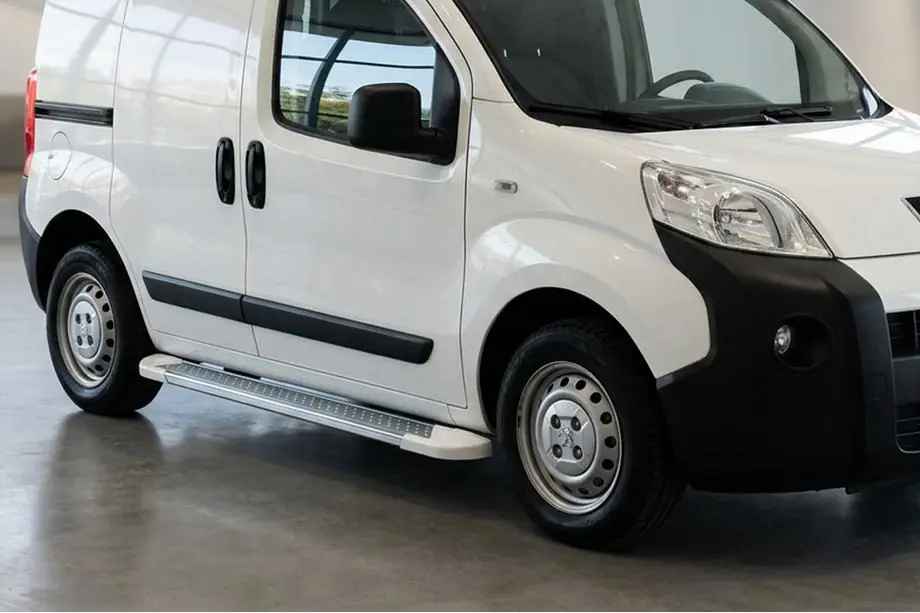 Citroen Nemo 2007-2017 Side Steps Allmond White (2 pcs, Aluminum) Photo 1