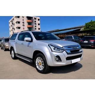 Black OEM roof rails (ABS plastic, adhesive mounting) Isuzu D-Max 2011-2019