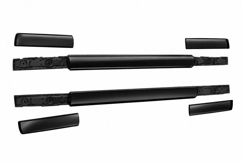 Isuzu D-Max 2019- OEM Black Roof Rails (Aluminum) Photo 1