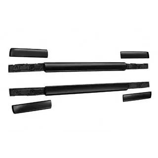 OEM Black Roof Rails (2020-2024, Aluminum)