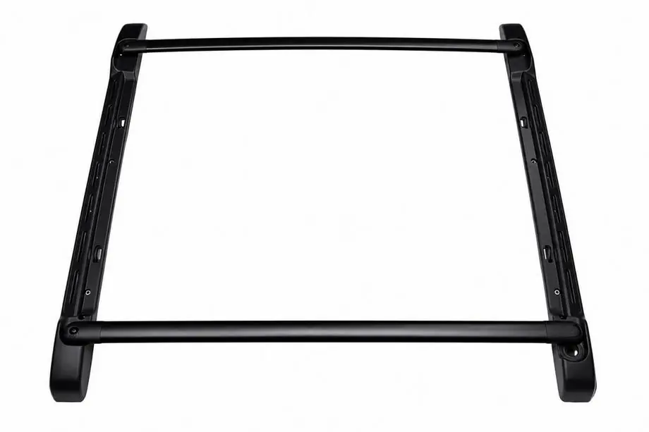 Toyota Tacoma 2023– Roof rails with crossbars black OEM (Aluminium) Photo 2