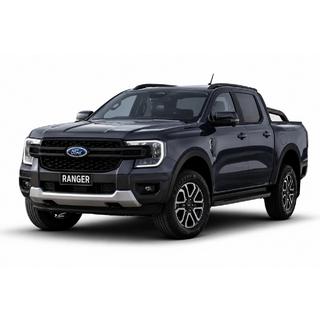 Black OEM roof rails (ABS plastic, adhesive mounting) Volkswagen Amarok 2022- photo 1
