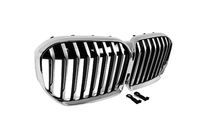 BMW 7 Series G11/G12 2015-2022 Kidney Grilles 1 Bar (2019-2022, Chrome) photo 5