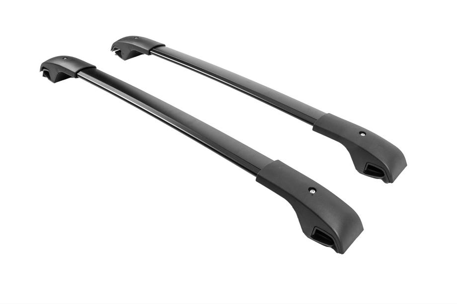 Jeep Cherokee KL 2013- Black roof rack cross bars for OEM roof rails (Aluminum) Photo 2