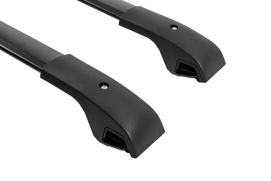 Jeep Cherokee KL 2013- Black roof rack cross bars for OEM roof rails (Aluminum) Photo 4