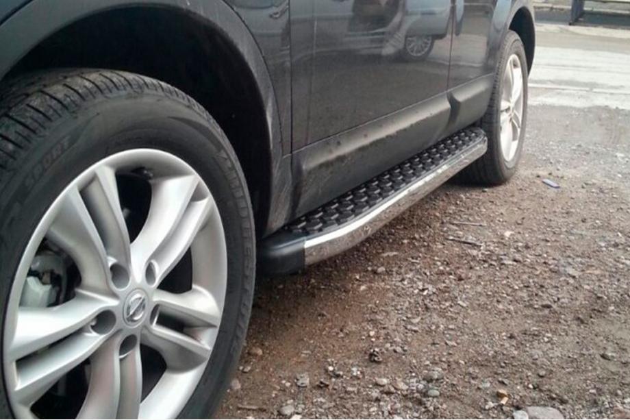 Nissan Qashqai 2007-2010 Side Steps BlackLine (2 pcs, Aluminum) Photo 2