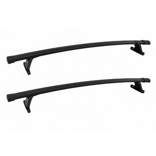 Black roof rack cross bars for OEM roof rails (Aluminum) Chevrolet Equinox 2018-2025
