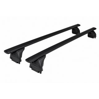 Roof rack cross bars black OEM (lockable, aluminum) Jeep Wrangler 2018-
