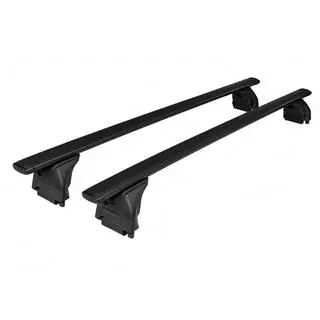Roof rack cross bars black OEM (lockable, aluminum)