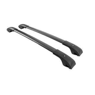 Black roof rack cross bars for roof rails OEM V1 (Aluminium) Ford Bronco Sport 2020– photo 2
