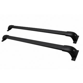 Black roof rack cross bars for OEM roof rails (Aluminum) Chevrolet Tahoe 2020-