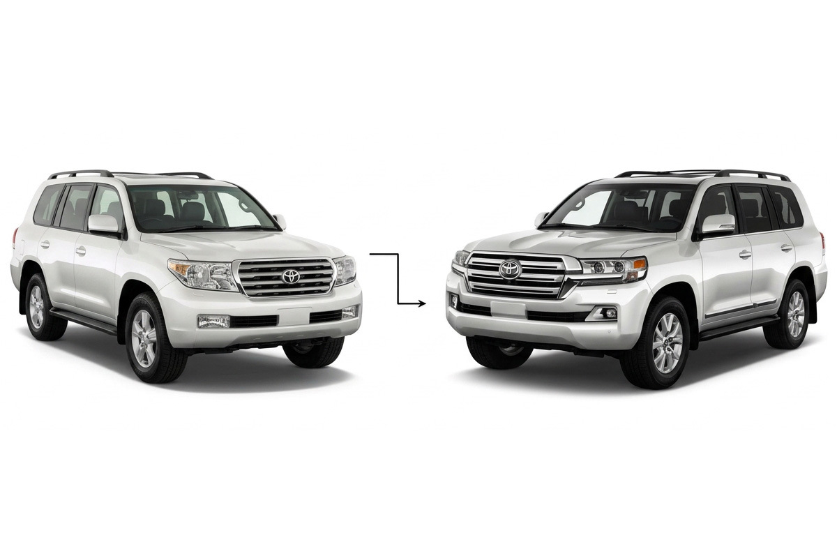 Turnkey LC200 facelift: planning the kit, paint and install
