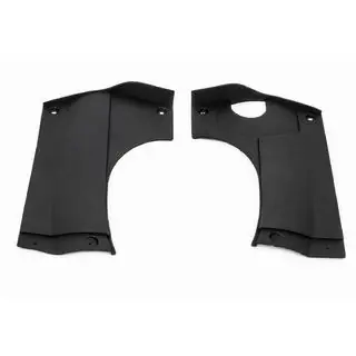 Under-hood plastic covers, 2 pcs (one with round cut-out) Lexus LX570/450d 2008-2022