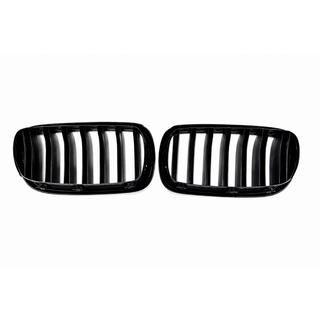 Kidney Grilles 1 Bar (matte black) BMW X6 F16 2014-2019 photo 2