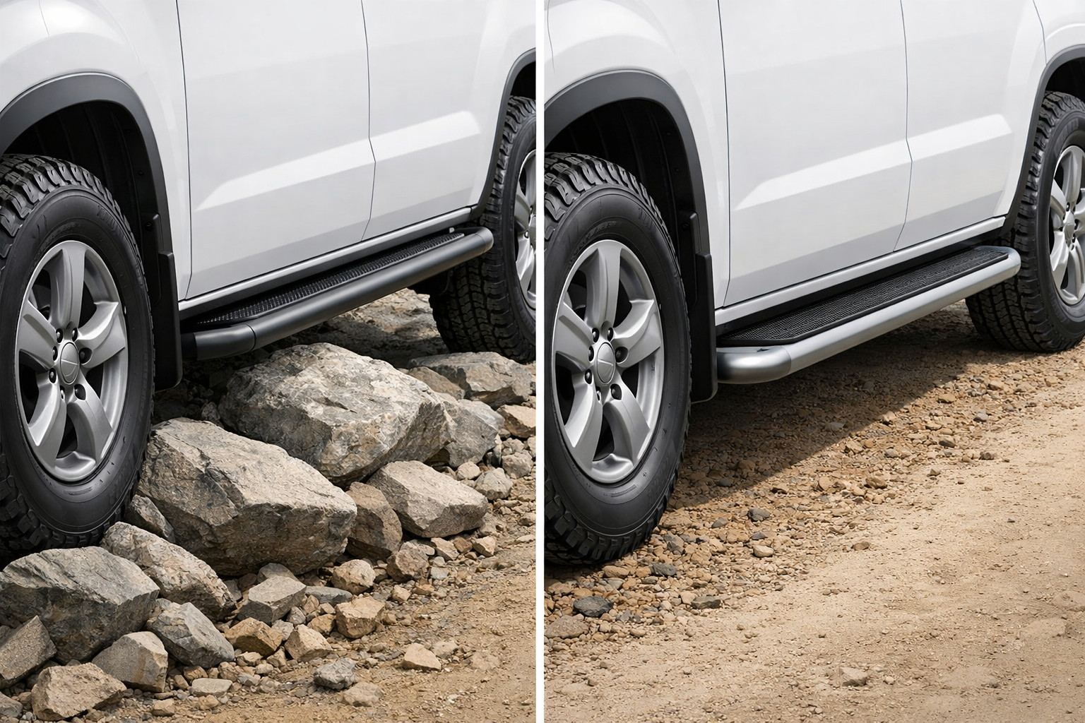 Rock sliders or running boards: What’s better for rough roads?