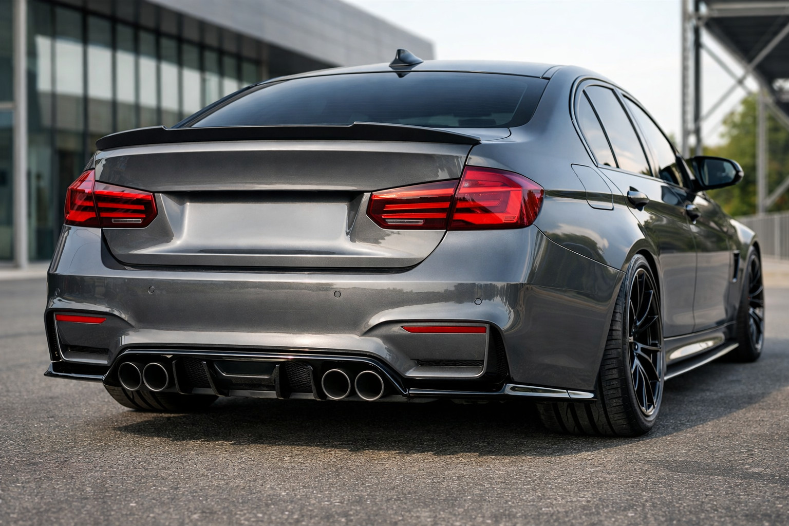 How to properly install a diffuser on a BMW