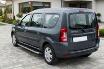 Dacia Logan MCV 2004-2014 Side Steps BlackLine (2 pcs, Aluminum) photo 3